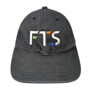 FTS Slideback Hat Black One Size Adjustable Embroidered AJM International